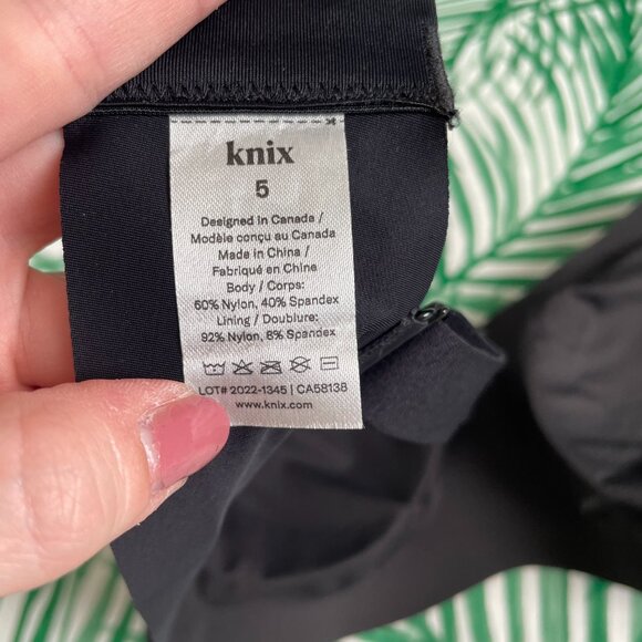 Knix Black Evolution Everyday Seamless Wireless Bra Size 5 - Picture 3 of 6